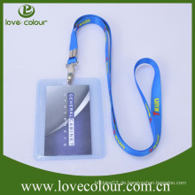 Polyester Material benutzerdefinierte Lanyard mit ID Halterung